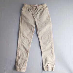 Levi's jogger boys size 16 reg, (28/30) cream colour elastic waistband, tapered